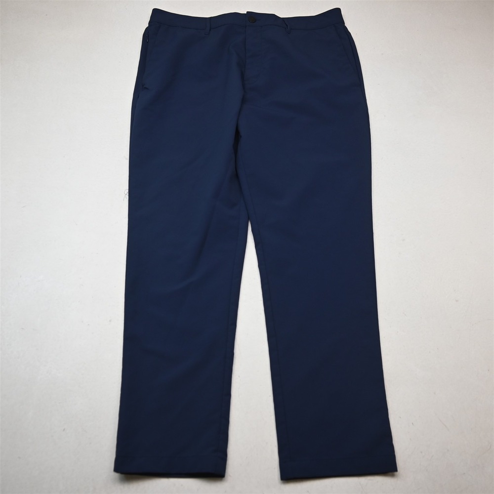 Banana Republic 36x30 Blue Flat Front Performance Hybrid Athleisure Dress Pants